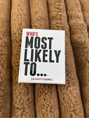 Who's Most Likely To... Party Game — White